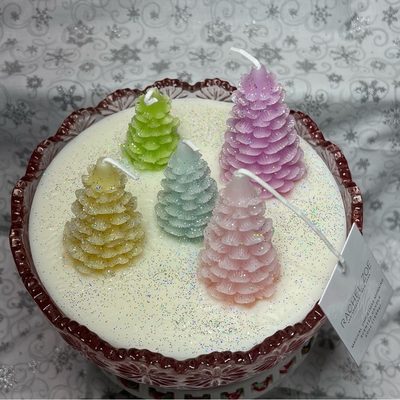 Viral Rachel Zoe Magical Christmas Morning Colorful PIne Tree XL 60 Oz. Candle - Picture 12 of 12